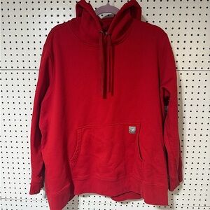 Women’s Ariat Rebar sweatshirt, bright red, 2X